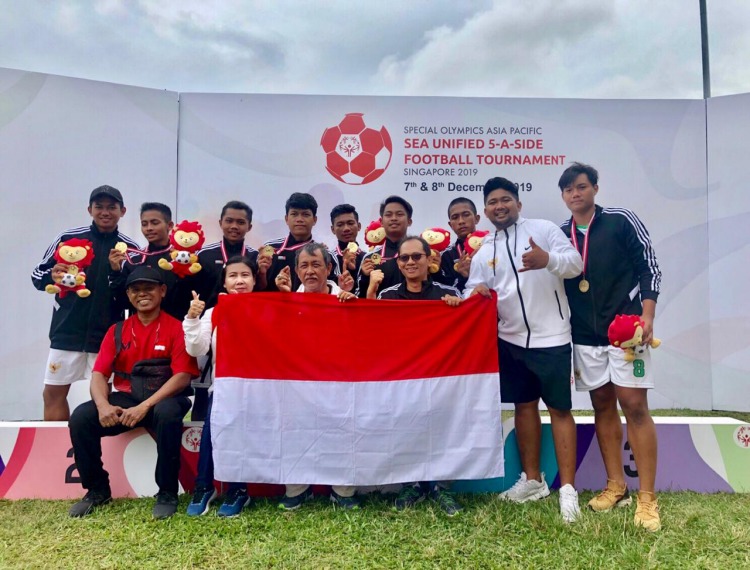 Kontingen Special Olympics Indonesia (Soina) asal Jateng Raih Medali Emas