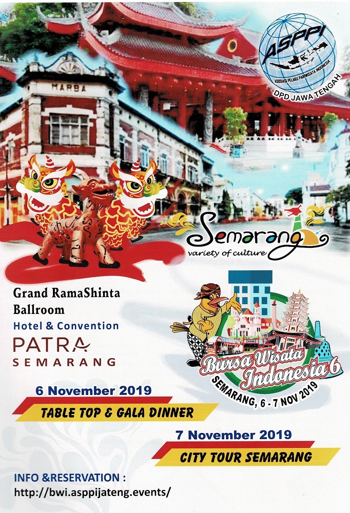 BURSA WISATA INDONESIA (SEMARANG, 6-7 NOVEMBER 2019)
